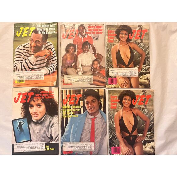 Vintage Jet Magazines Lot (34) 1983 Michael Jackson Rick James Barry White Cosby - Picture 3 of 12